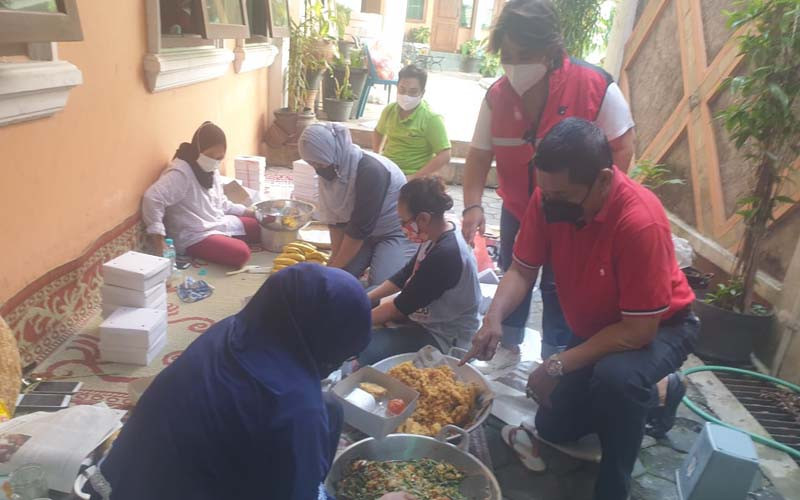 Jelang HUT RI ke 76, PDIP Kota Jogja Dirikan 5 Dapur Umum Bantu Warga Isoman